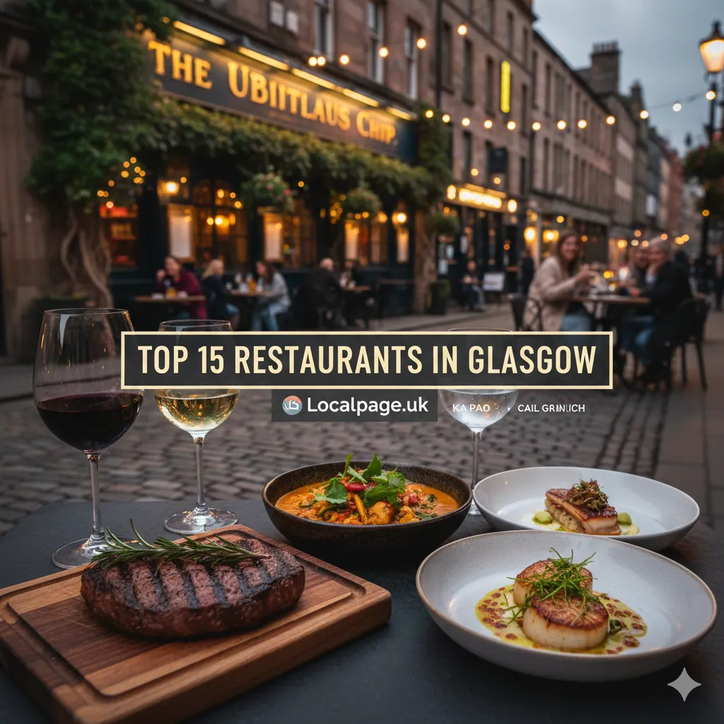 Glasgow 15 Premier Restaurants Local Listings