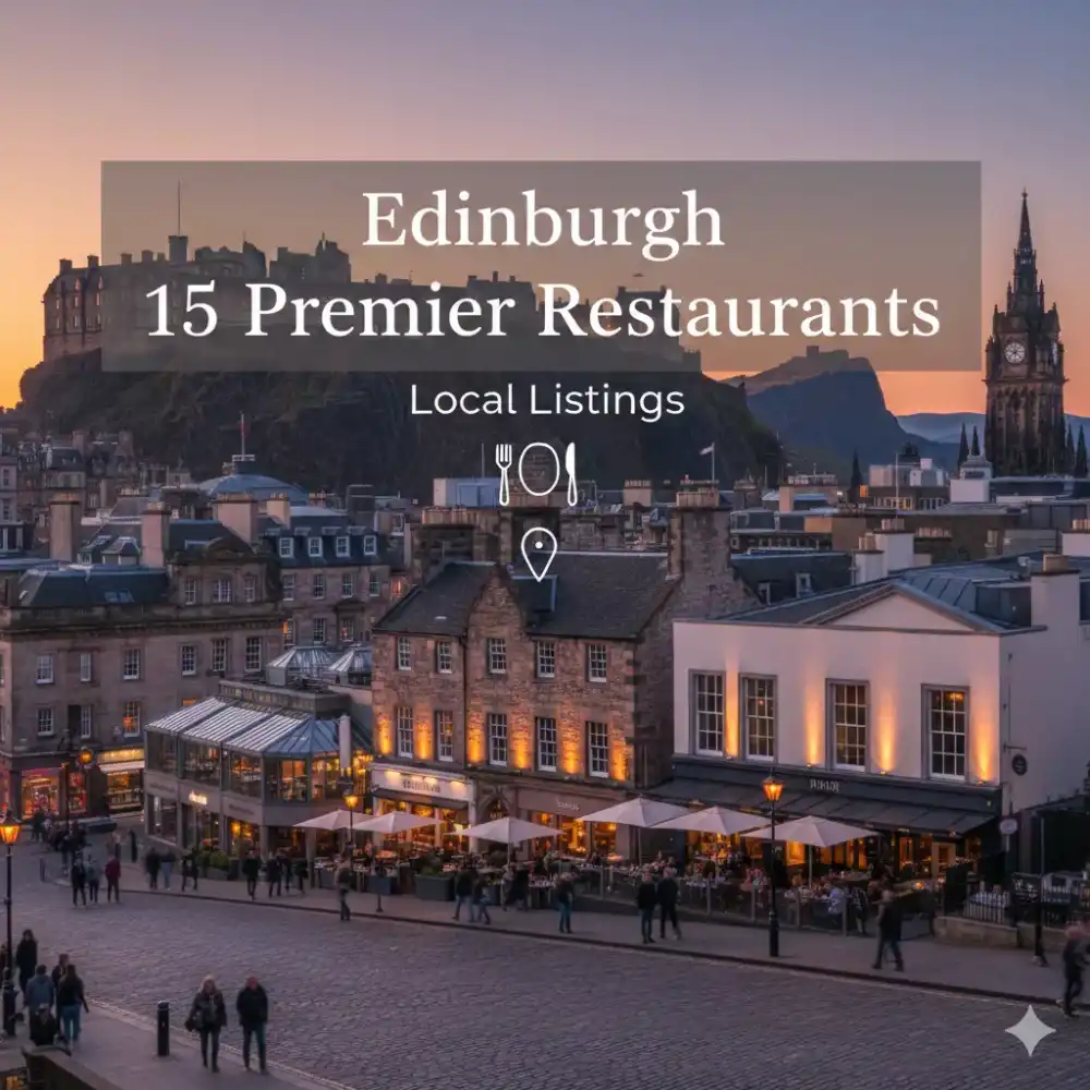 Edinburgh 15 Premier Restaurants Local Listings