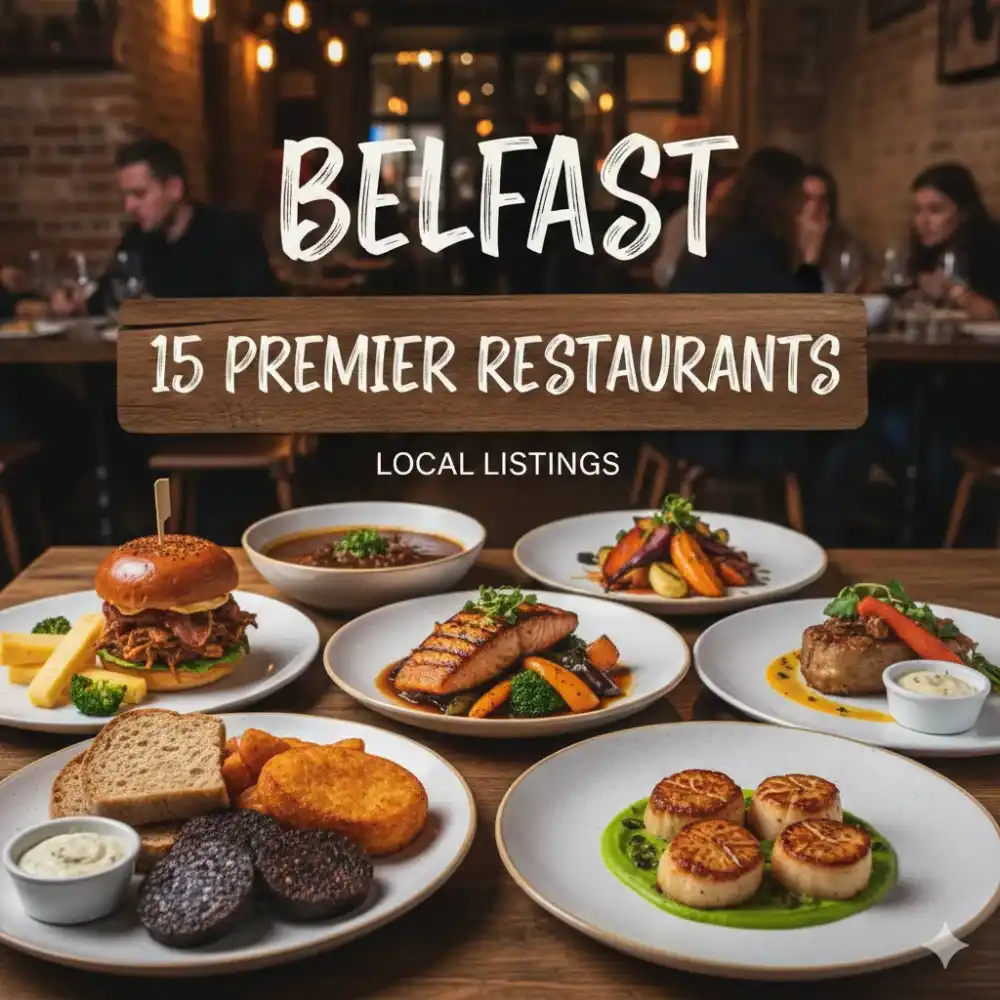 Belfast 15 Premier Restaurants Local Listings