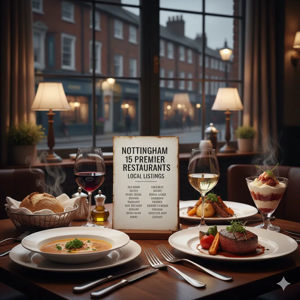 Nottingham 15 Premier Restaurants Local Listings