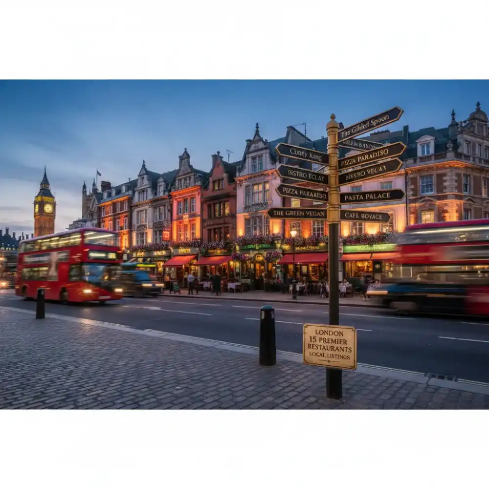 London 15 Premier Restaurants Local Listings