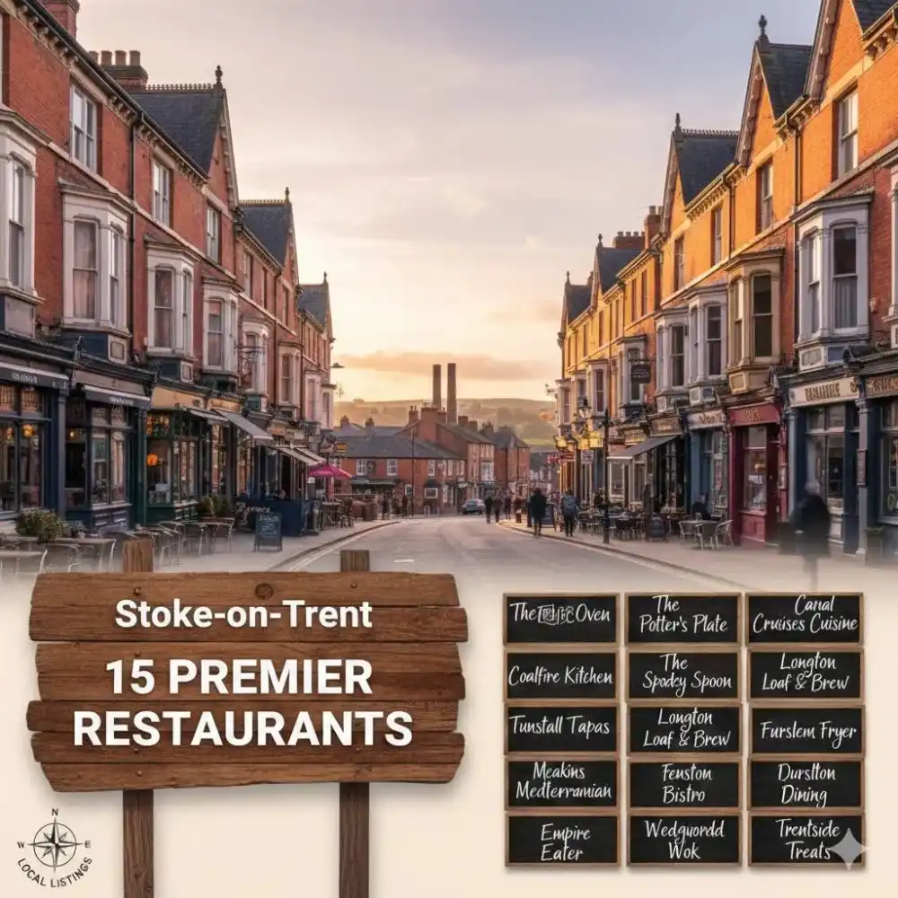 Stoke-on-Trent 15 Premier Restaurants Local Listings