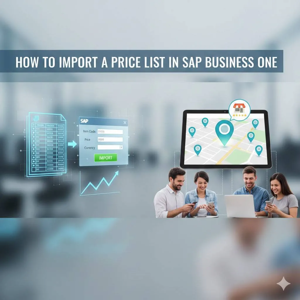 How to Import a Price List in SAP Business One (Step-by-Step)