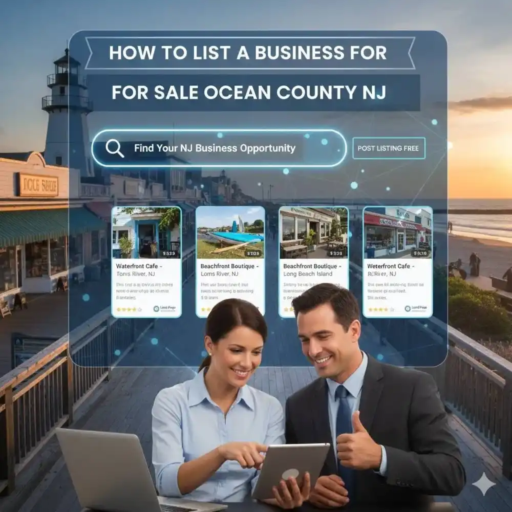 How To List A Business For Sale In Ocean County NJ