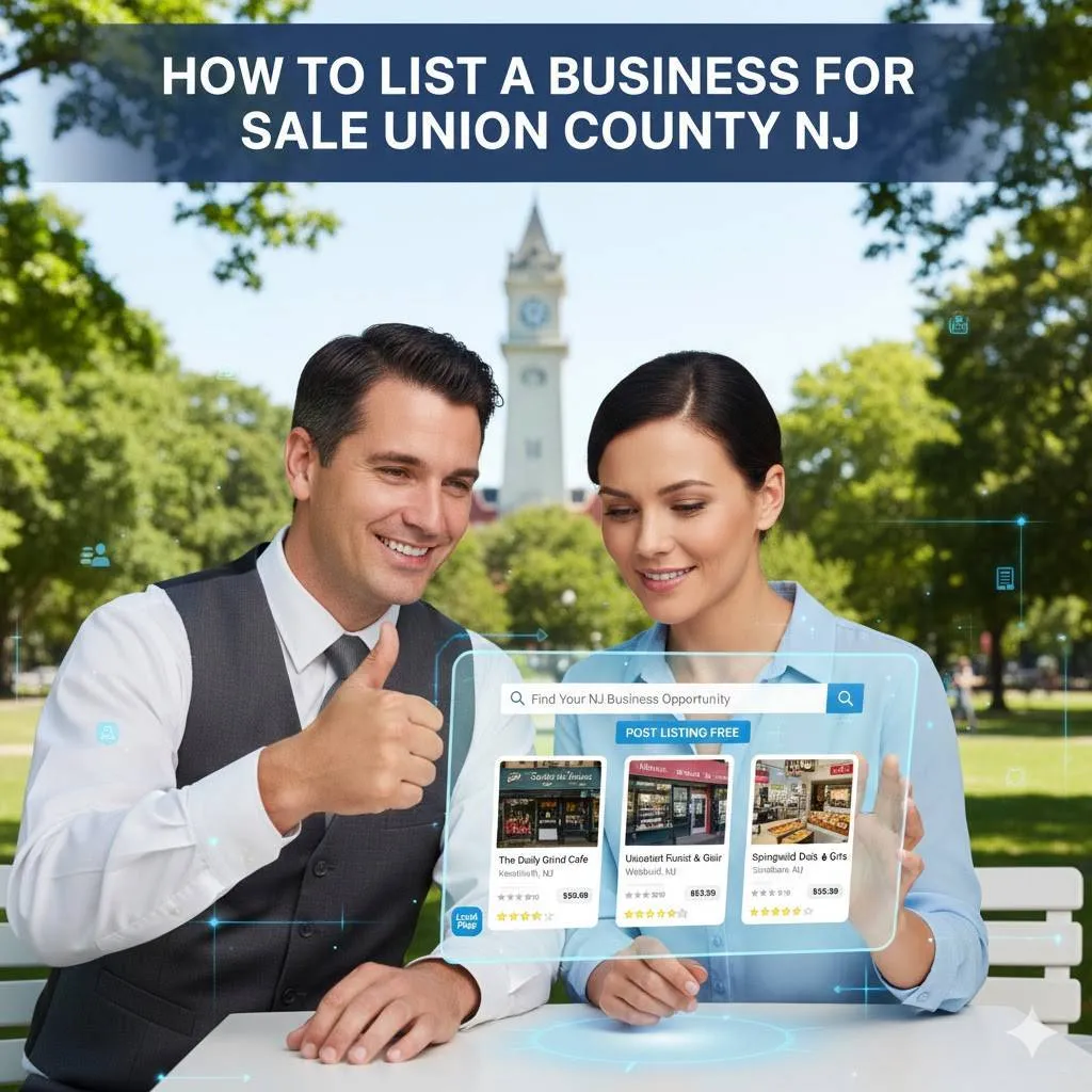 How To List A Business For Sale In Union County NJ