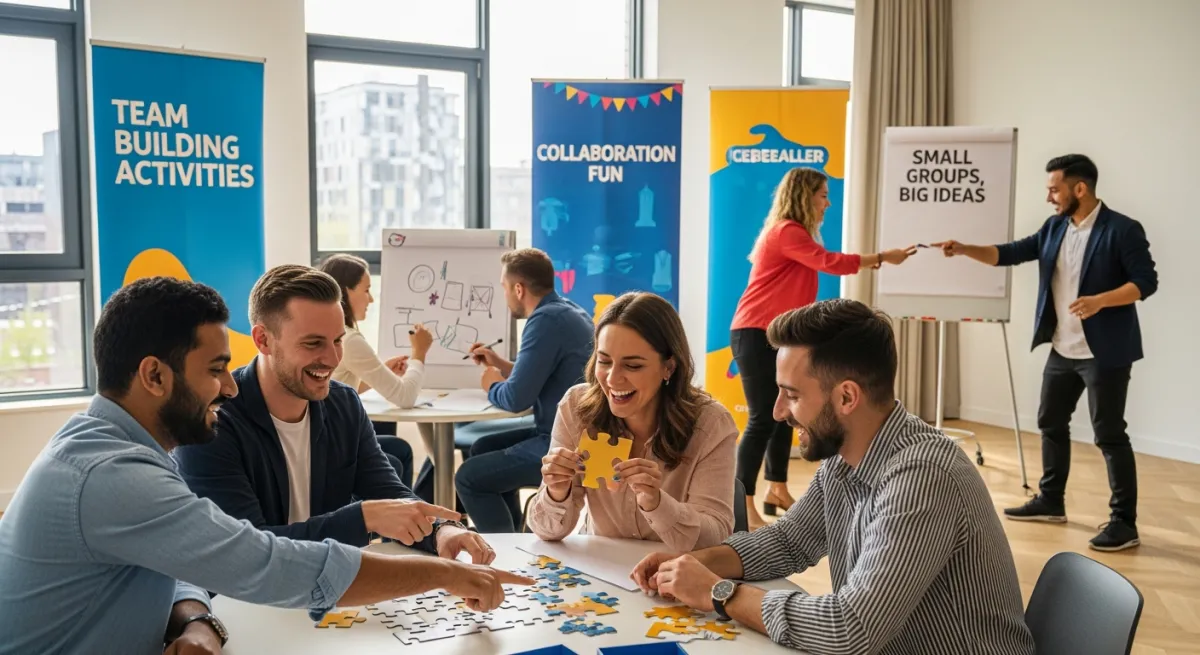 Top 20 Indoor Team Building Activities for Small Groups in the UK