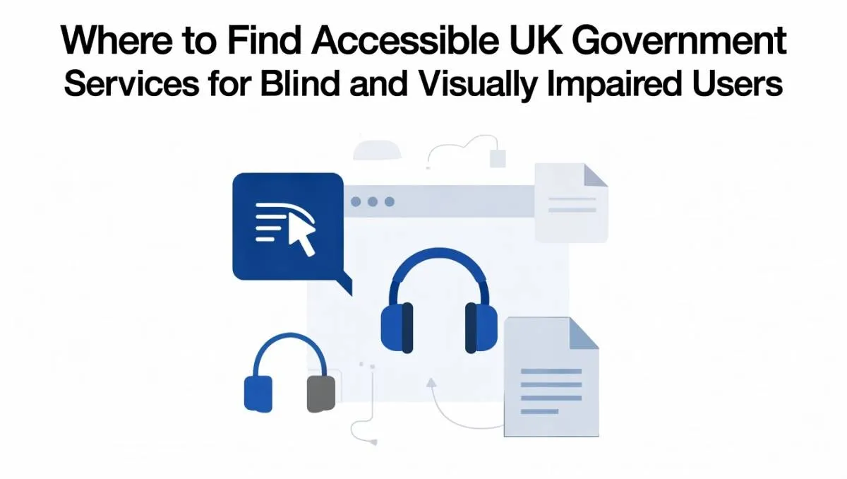 Where to Find Accessible UK Government Services for Blind and Visually Impaired Users