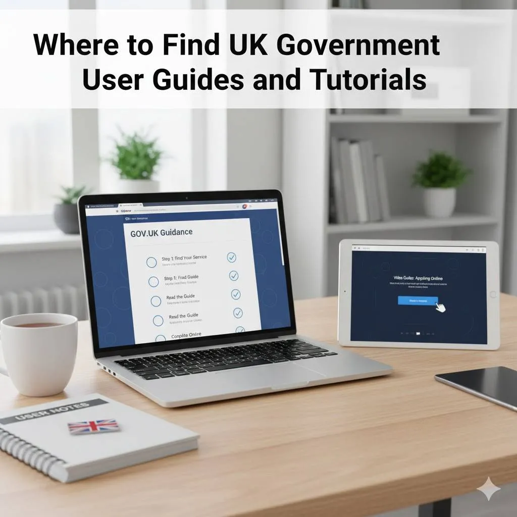 Where to Find UK Government Service User Guides and Tutorials