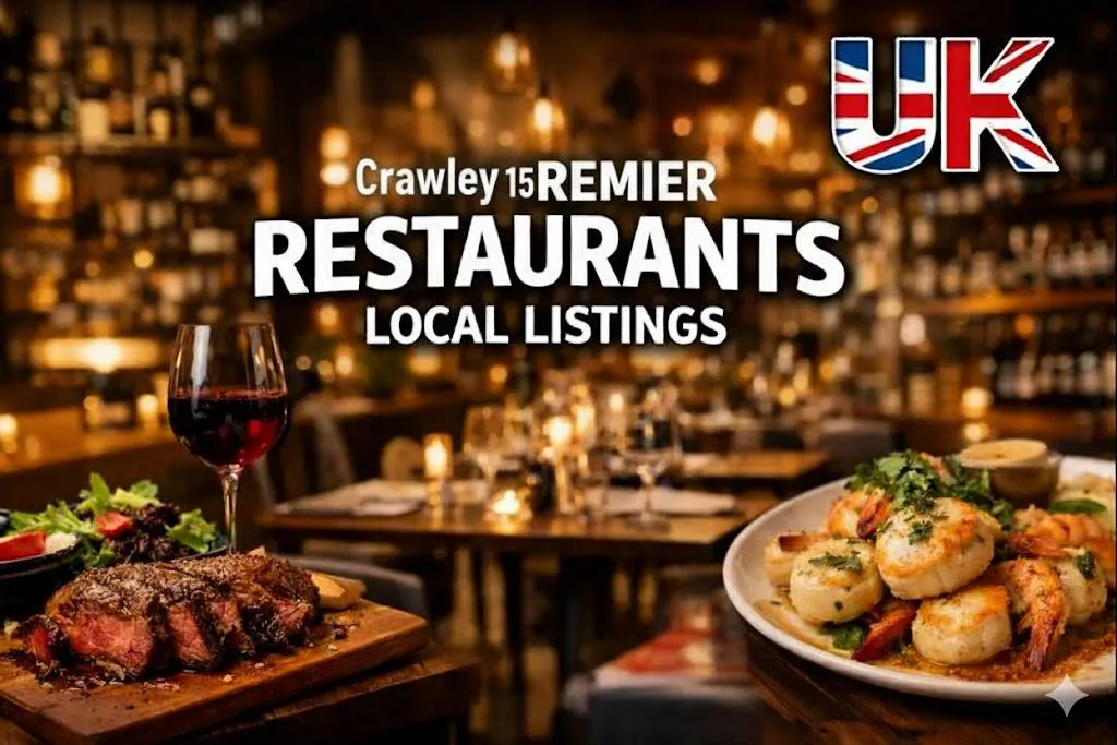 Crawley 15 Premier Restaurants Local Listings