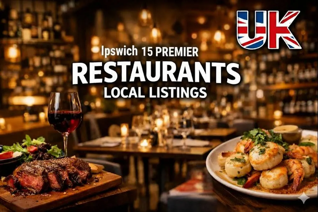 Ipswich 15 Premier Restaurants Local Listings