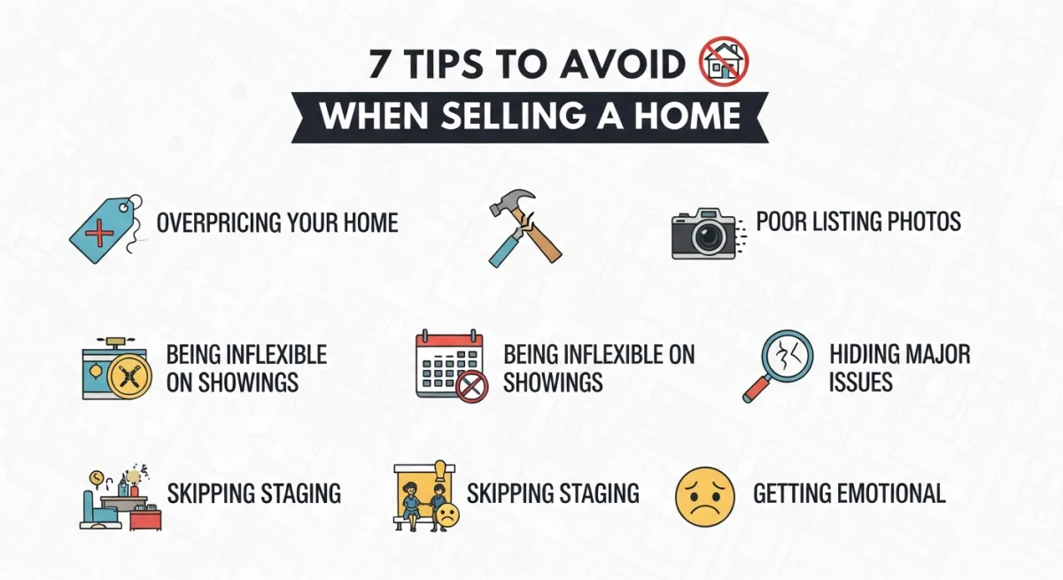 7 Tips and Mistakes to Avoid When Selling a Home: Expert Guide