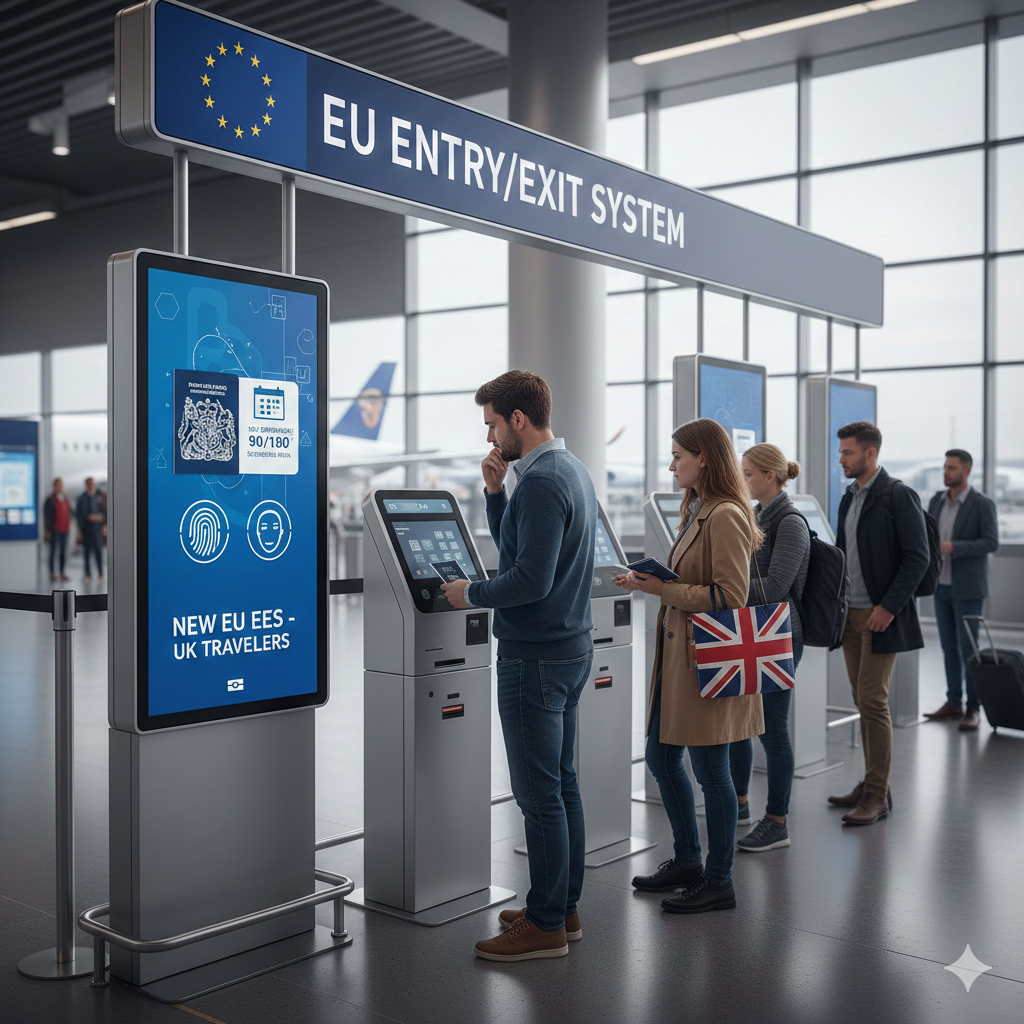 EU Entry/Exit System Guide for British Travellers