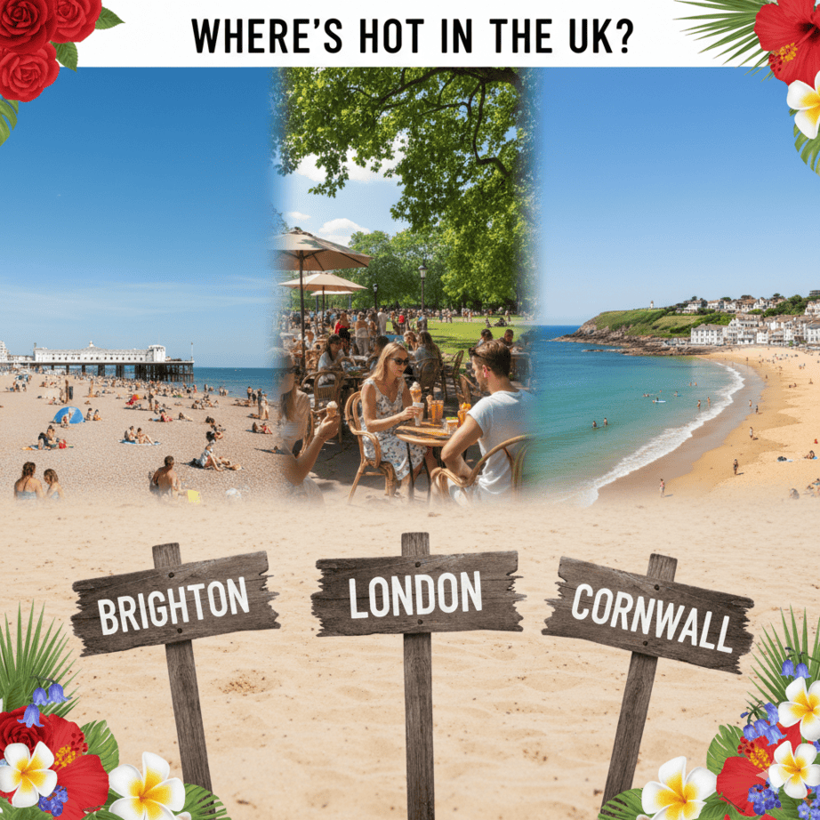 Where is Hot in UK? Top 10 Destinations for a Sizzling Summer