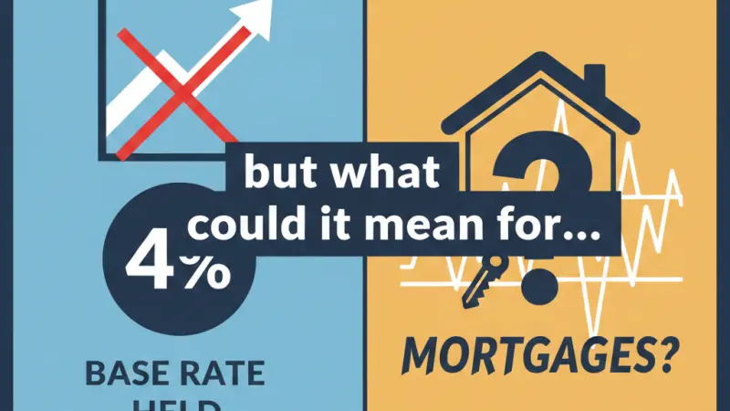 Base Rate held at 4%: but what could it mean for mortgages?