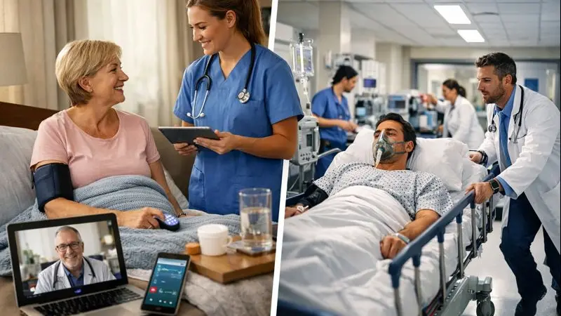 When Should You Use the UK NHS Virtual Ward Service Instead of Hospital?