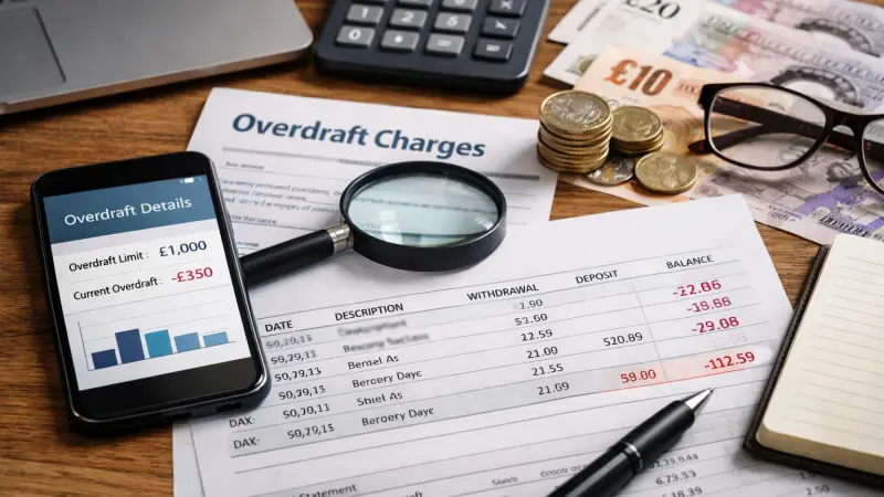 Where to Find UK Bank Information About Overdraft Limits and Charges?