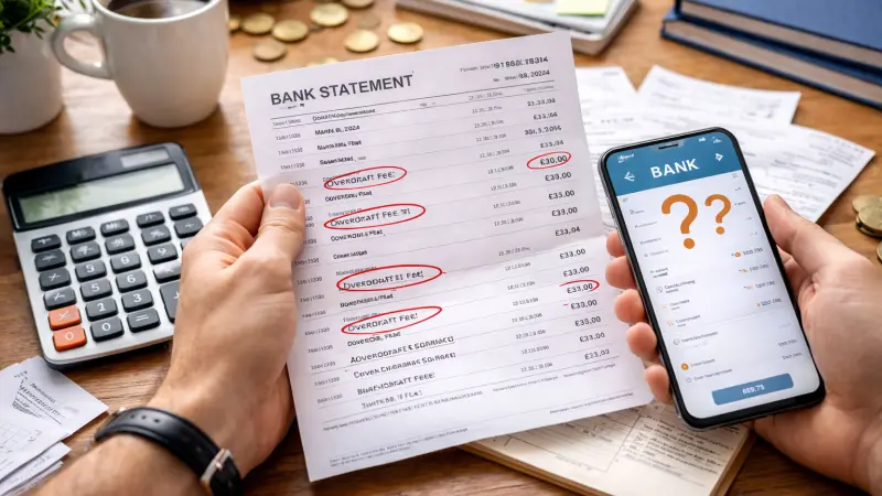 How to Dispute UK Bank Fees on Your Account Statement