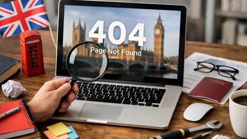 How to Resolve UK Government Service 404 Page Not Found Errors?
