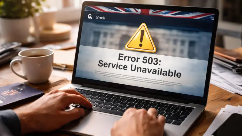 Why UK Government Services Sometimes Display Error Messages?