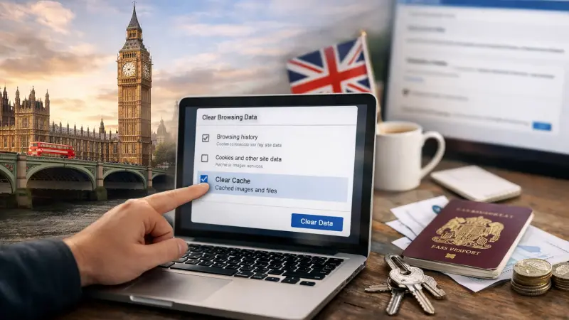 When to Clear Your Browser Cache for UK Government Services?