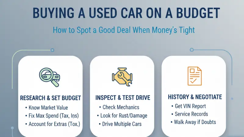 Buying a Used Car on a Budget: How to Spot a Good Deal