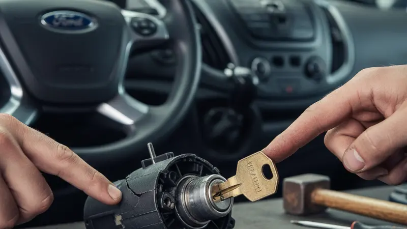Why the Ignition Barrel Often Fails on a Ford Transit?