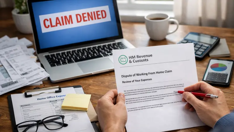 What to Do When UK HMRC Disputes Your Claim for Working From Home?