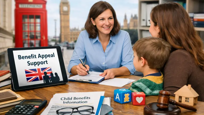 Where to Find Support for UK Benefit Appeals Involving Child Benefits?