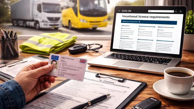 Where to Find Information About UK DVLA Vocational Licence Requirements?