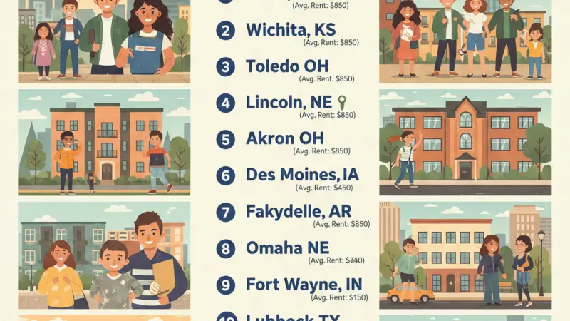 10 of the Cheapest Cities for Renters | UK Rental Guide