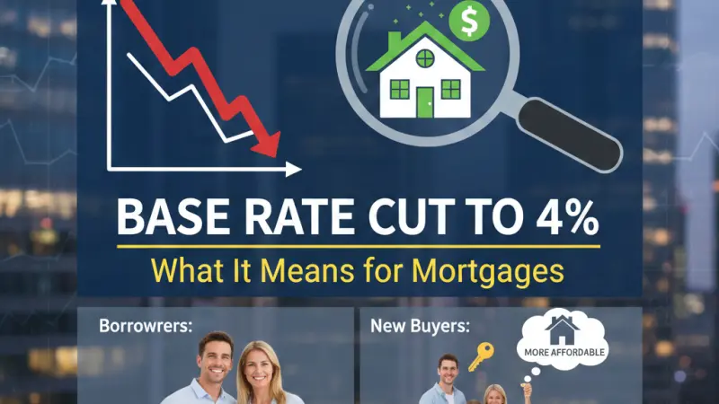Base Rate Cut to 4%: Impact on UK Mortgages & Local Business Growth