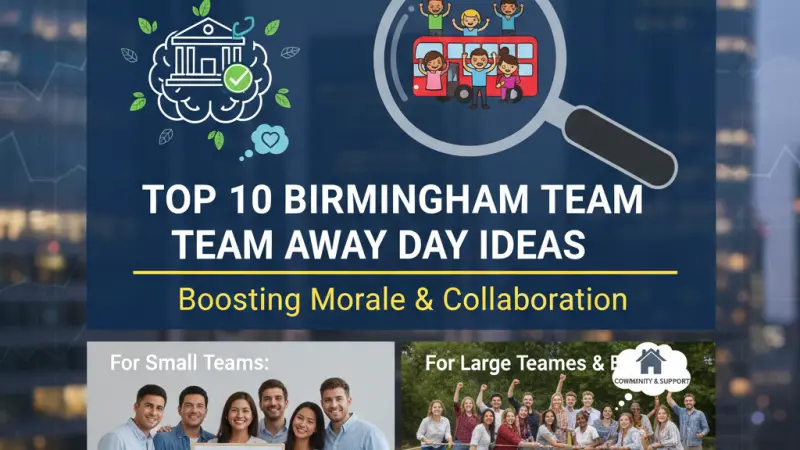 Top 10 Birmingham Team Away Day Ideas