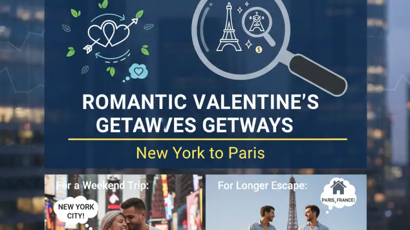 Romantic Valentine’s Getaways: New York to Paris