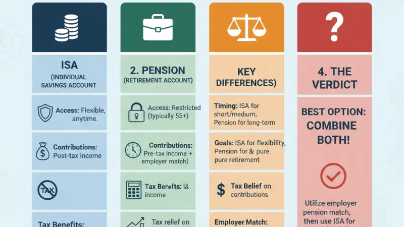 ISA vs Pension: Which Is Better for Retirement Savings?