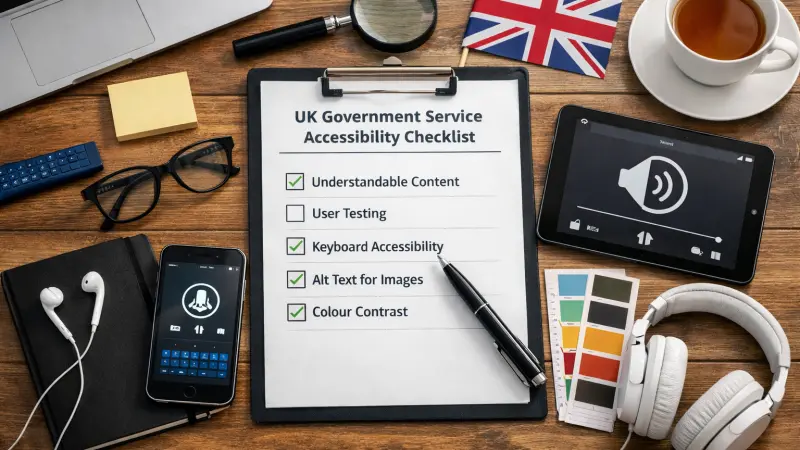 How to Use UK Government Service Accessibility Checklist