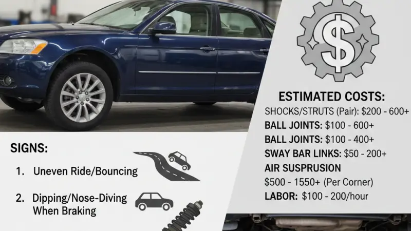 How to Spot When Your Car Needs Suspension Repair: Signs & Costs