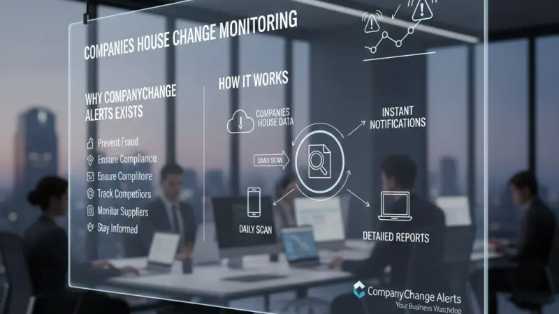 Companies House Change Monitoring: Why Company Change Alerts Exist