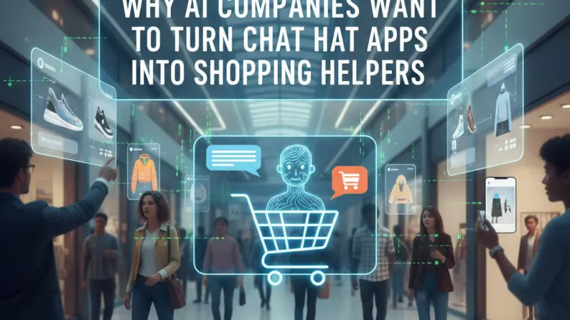 Why AI Companies Want to Turn Chat Apps into Shopping Helpers