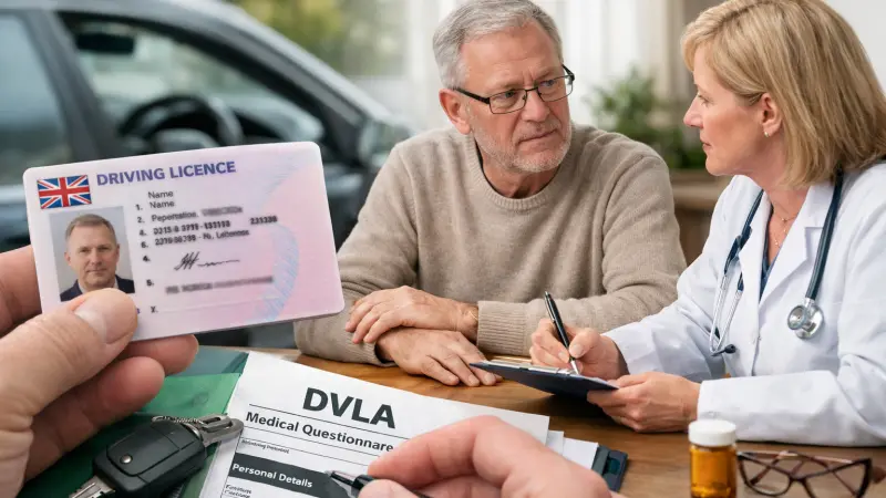 When to Update UK DVLA About Progressive Medical Condition?