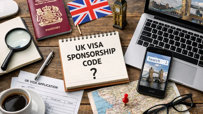 Where to Find UK Visa Sponsorship Code Application Details?