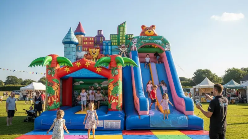 Bouncing Castles Hire UK: Safety Checks, Event Planning & Theme Options