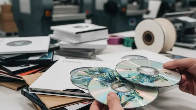 CD & DVD Duplication Services for Reliable Media Production