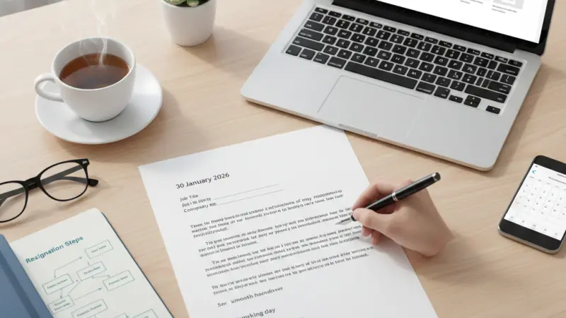 How to Write a Professional Resignation Letter (UK Free Templates & Tips)