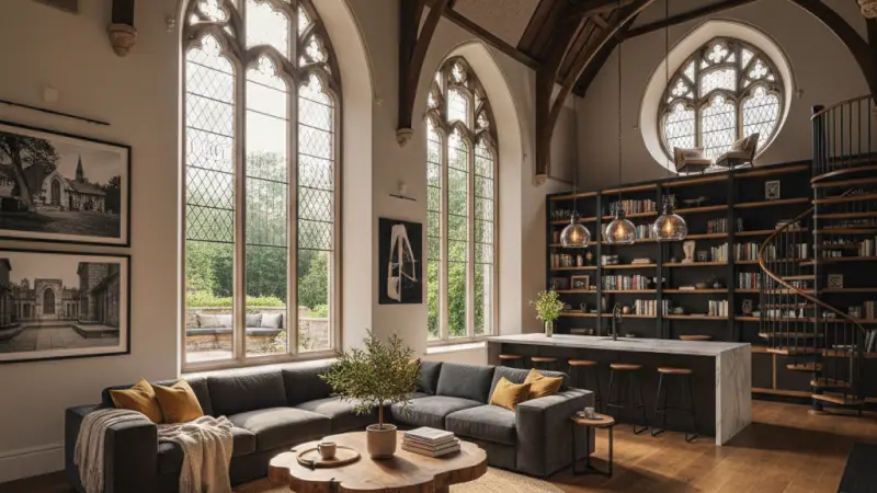 This 1896 Historic Church is Now a Cozy Home: 2026 Architect-Led Transformation