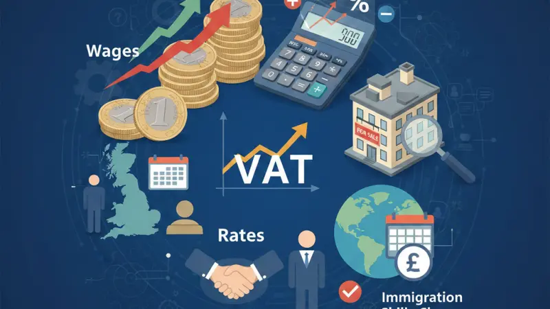 UK Small Business Changes: Wages, VAT, Rates & Payment Rules