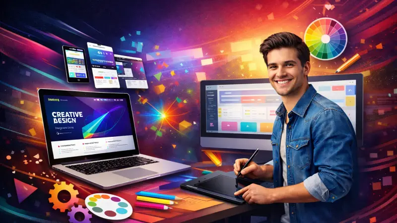 Website Designing  for Graphic Designer in Glasgow