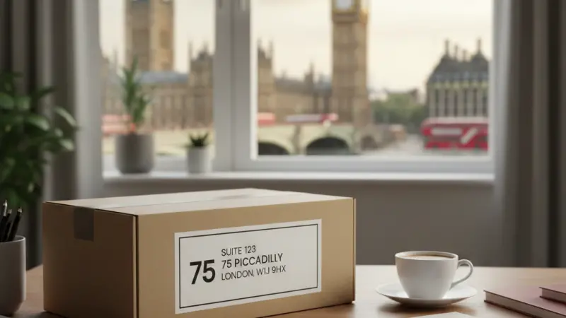 Can a Personal Customer Use a London Mail Forwarding Address for Private Use?