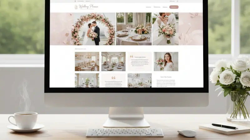 Website Designing  for Wedding Planner in Glasgow