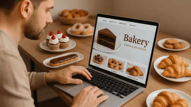 Website Development  for Bakers Glasgow  Drive Growth