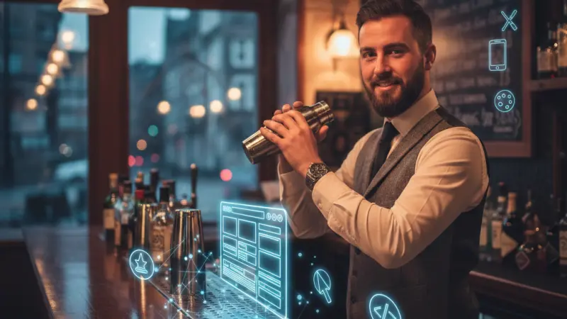 Website Development for Bartenders in Glasgow  Lead Gen